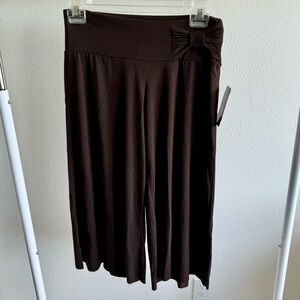 Brown Gaucho Pants